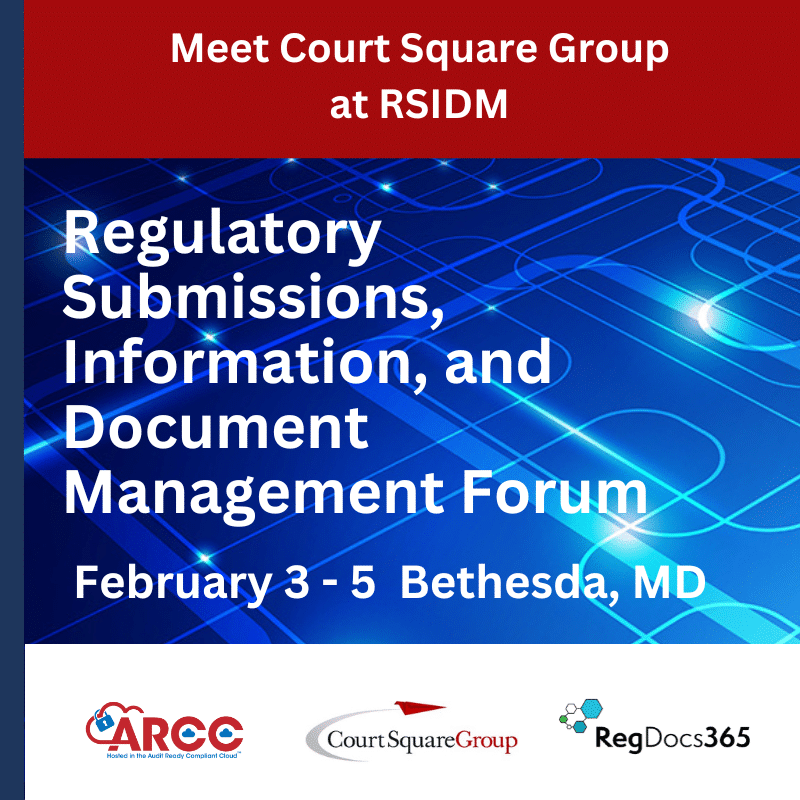 Regulatory Submissions, Information, and Document Management Forum