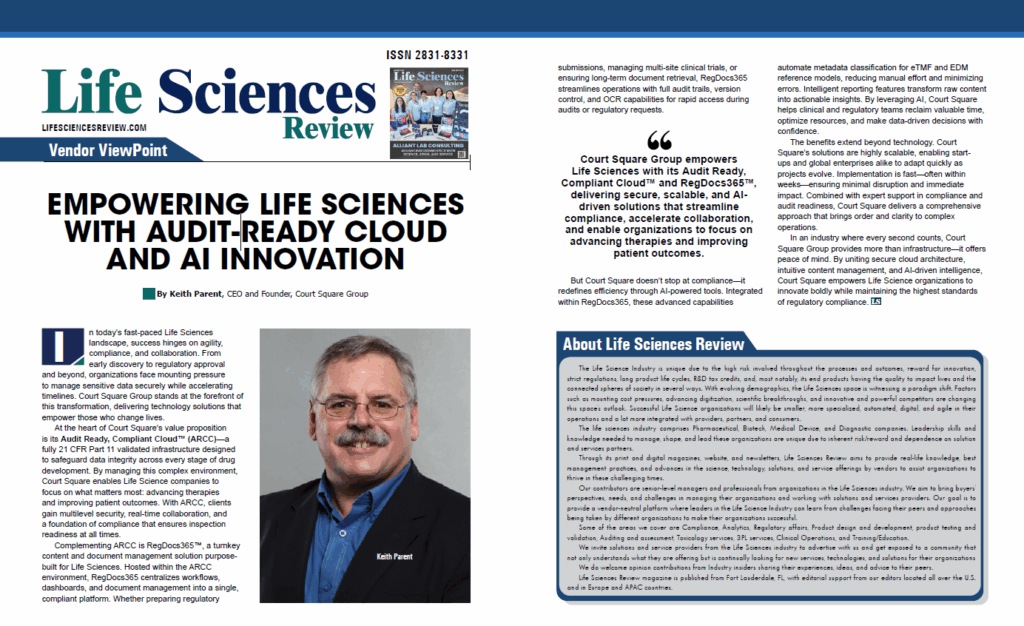 Empowering Life Sciences With Audit-Ready Cloud And AI Innovation