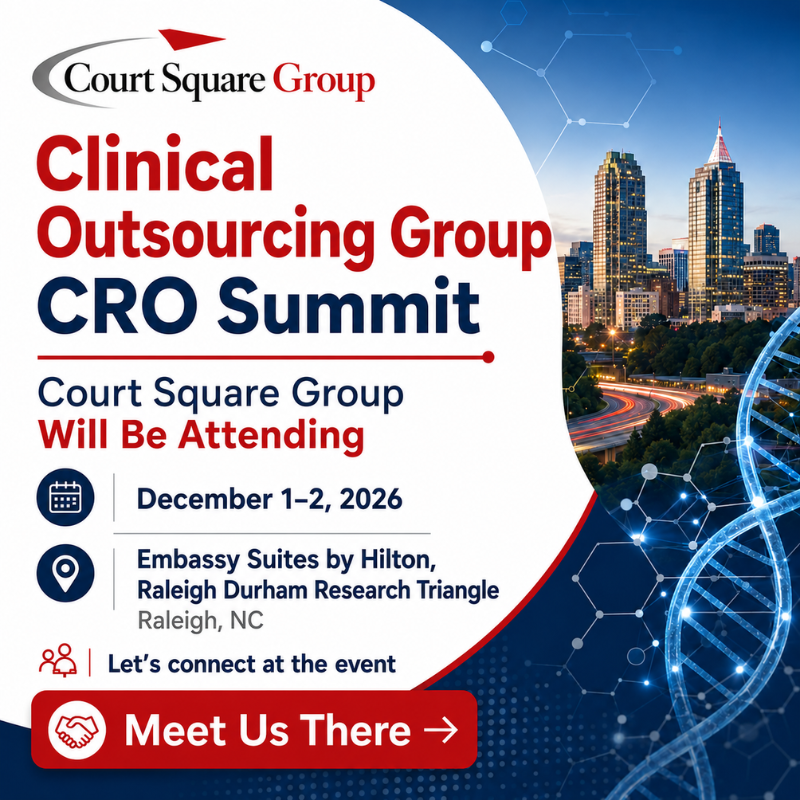Court Square Group at the COG CRO Summit 2026, December 1–2 in Raleigh, North Carolina