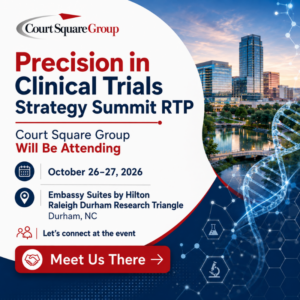 Precision in Clinical Trials Strategy Summit RTP 2026 event banner, Research Triangle Park, October 26-27